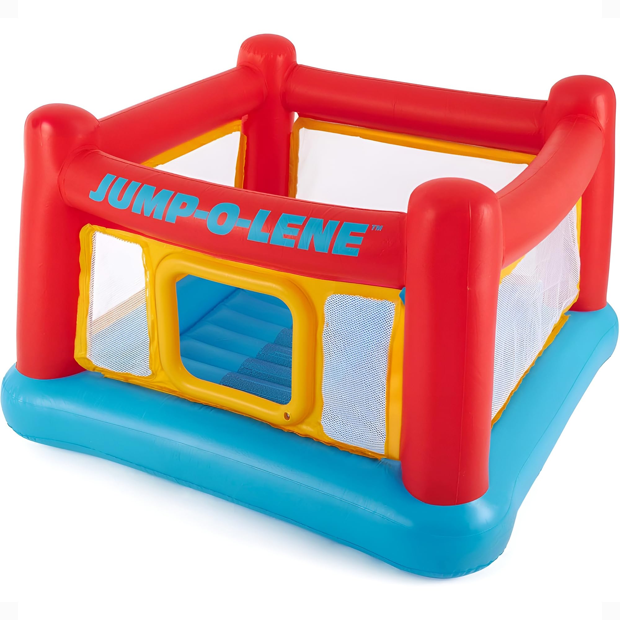 Intex Inflatable Jump-O-Lene Playhouse Trampoline Bounce House for Kids Ages 3-6