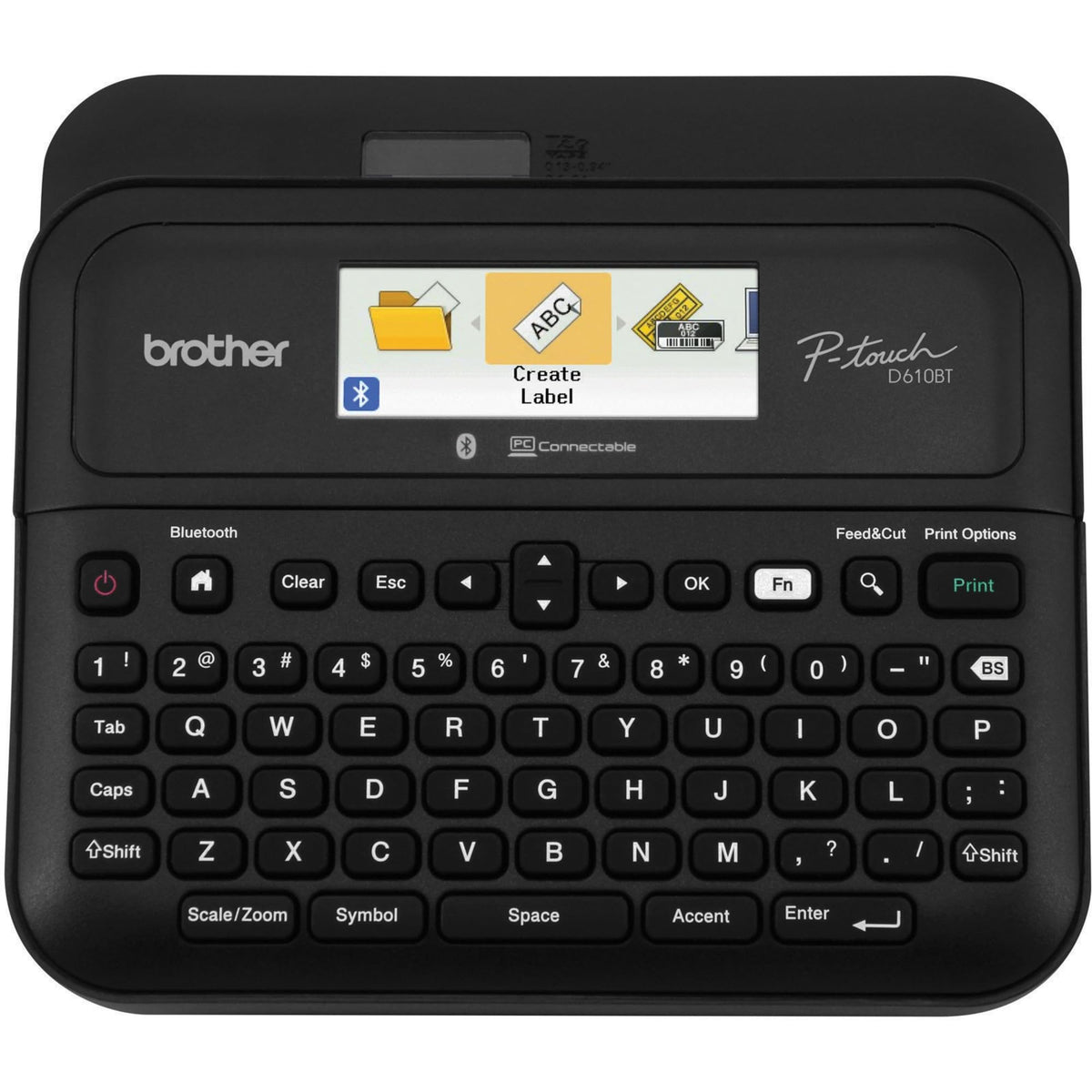 Brother P-touch PT- D610BT Business Professional Connected Label Maker | Connect and Create via Bluetooth on TZe Label Tapes up to ~1 inch