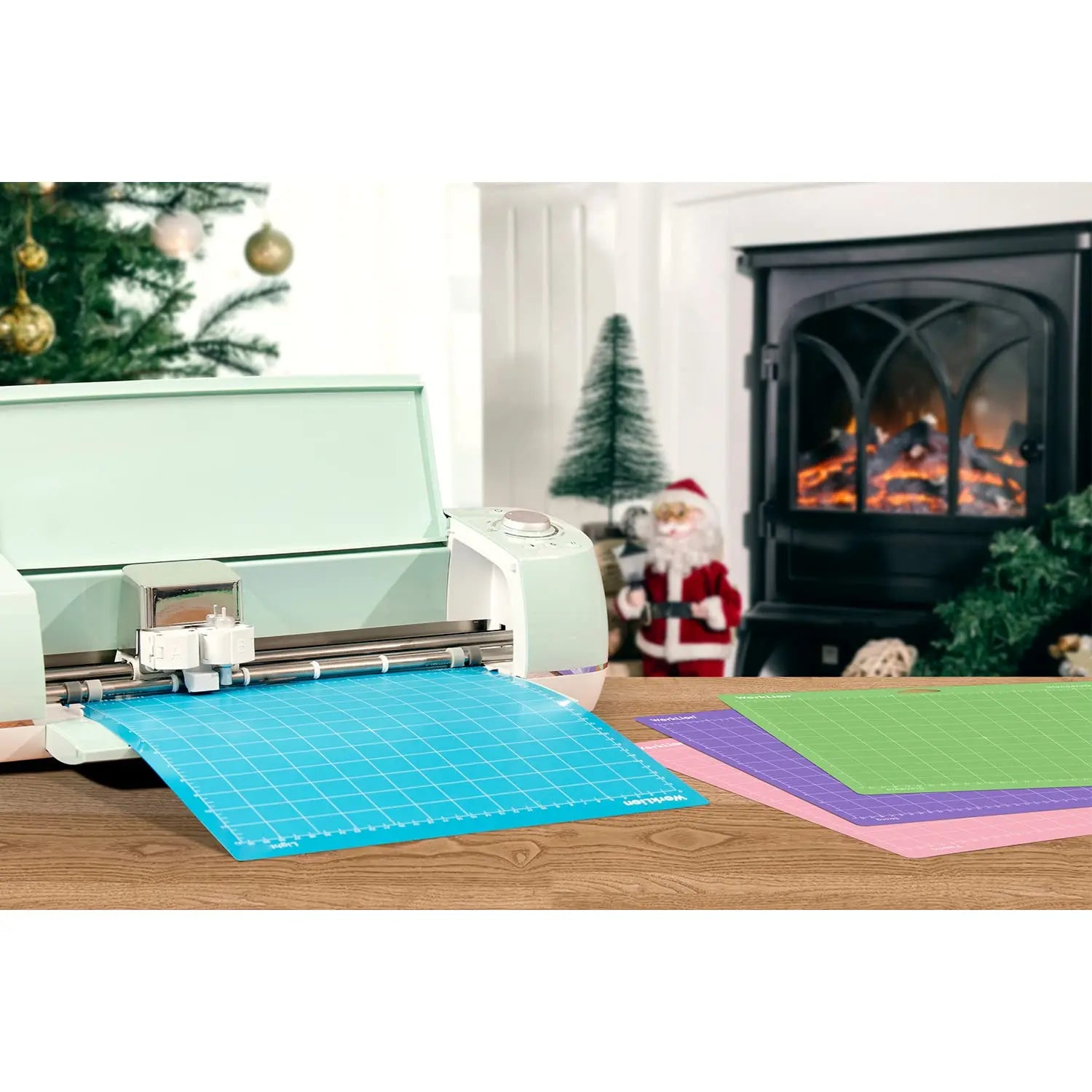 WORKLION Cutting Mat 12x12 for Cricut: Cricut Explore One/Air/Air 2/Maker Gridded Adhesive Non-Slip Durable Mat for Sewing Quilting and Arts & Crafts Projects - Cutting Mat Set(Variety)