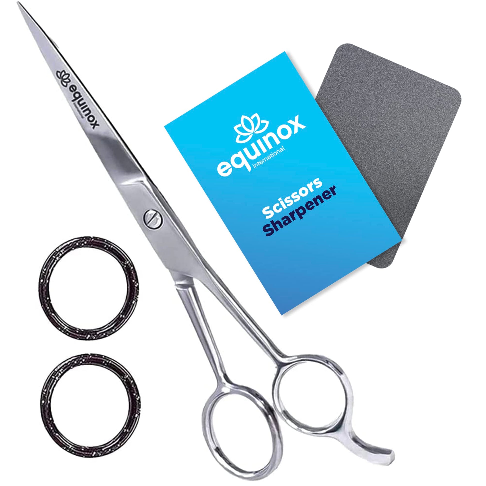 Equinox Razor Edge Series Professional Hair Scissors - 6.5inch Premium Japanese Stainless Steel Hair Cutting Scissors, Hair Shears, Hair Razors for Hair Cutting, Barber Accessories & Hair Salon Supplies