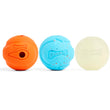 Chuckit! Fetch Medley Dog Ball Dog Toys, Medium (2.5 Inch) Pack of 3, for Medium Breeds, Includes Whistler, Max Glow and Rebounce Balls