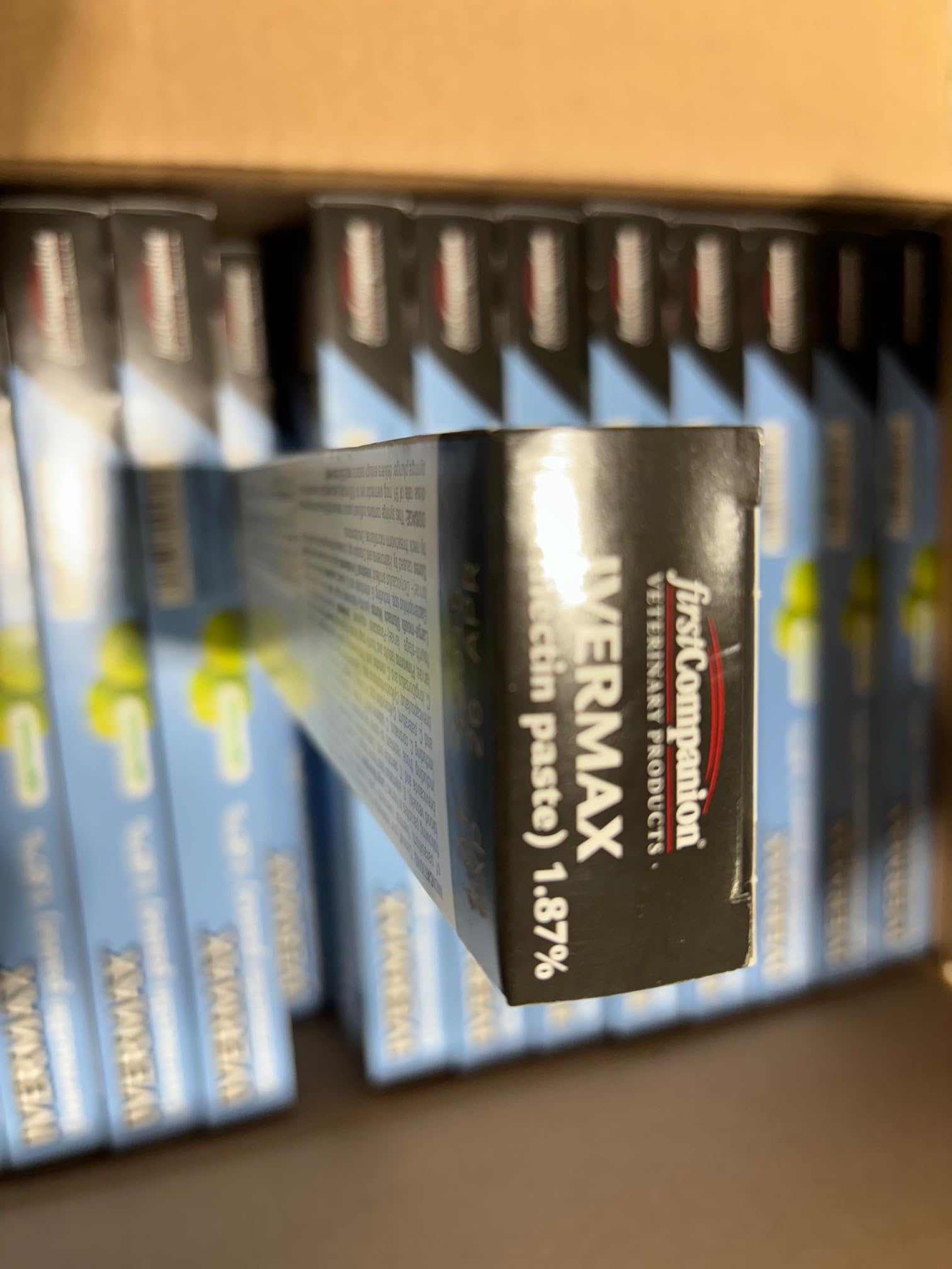 First Companion Ivermax (Ivermectin) Equine Paste 6.08 Gram 1 Pack, Blue