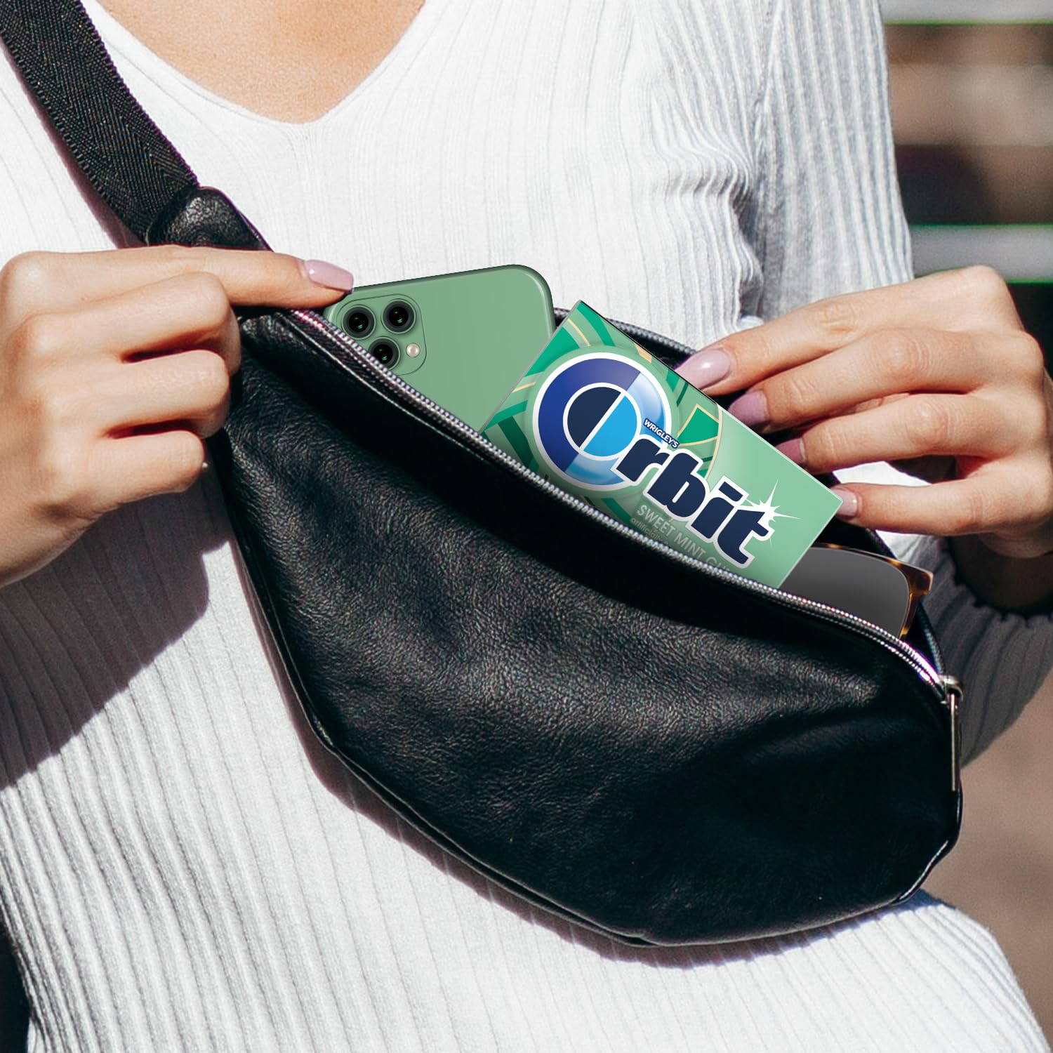 Orbit Sweet Mint Sugar Free Chewing Gum Bulk, 12 Packs, 14 Pieces Each (168 Total)