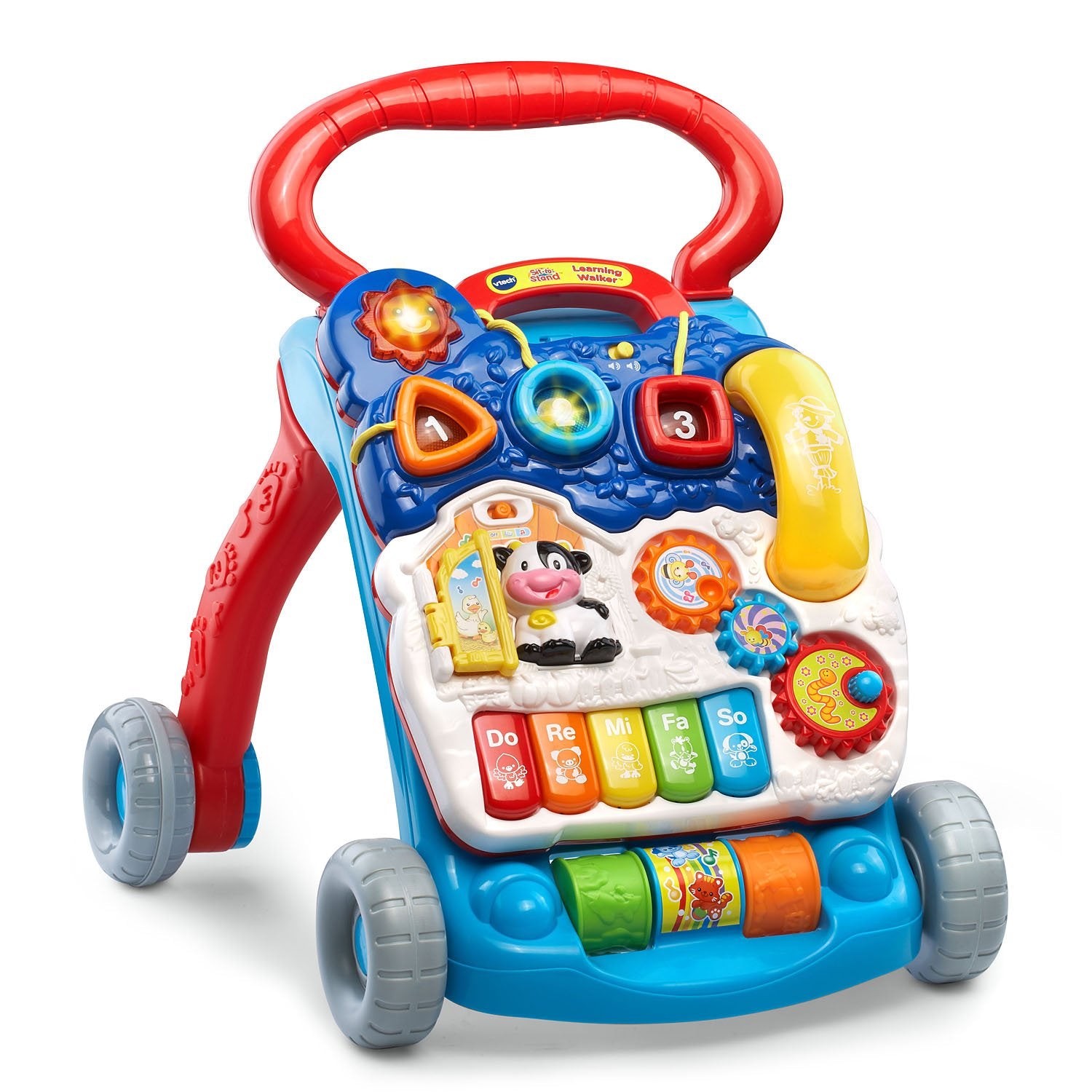 VTech Sit-to-Stand Learning Walker (Frustration Free Packaging), Blue