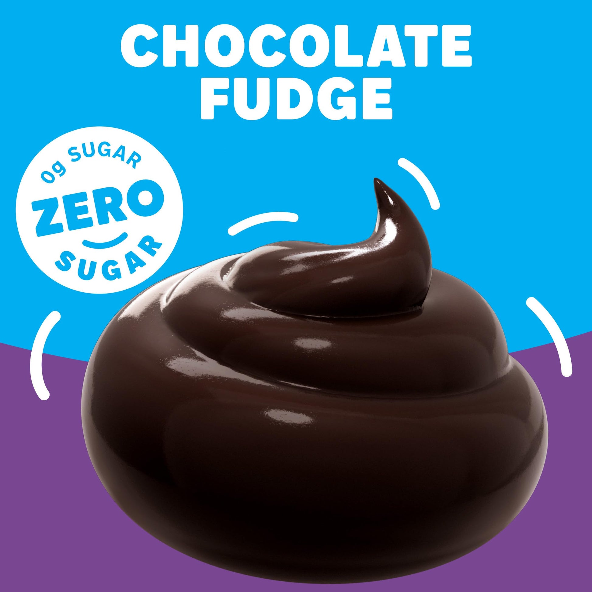 Jell-O Chocolate Fudge Zero Sugar Instant Reduced Calorie Pudding & Pie Filling Mix, 1.4 oz Box
