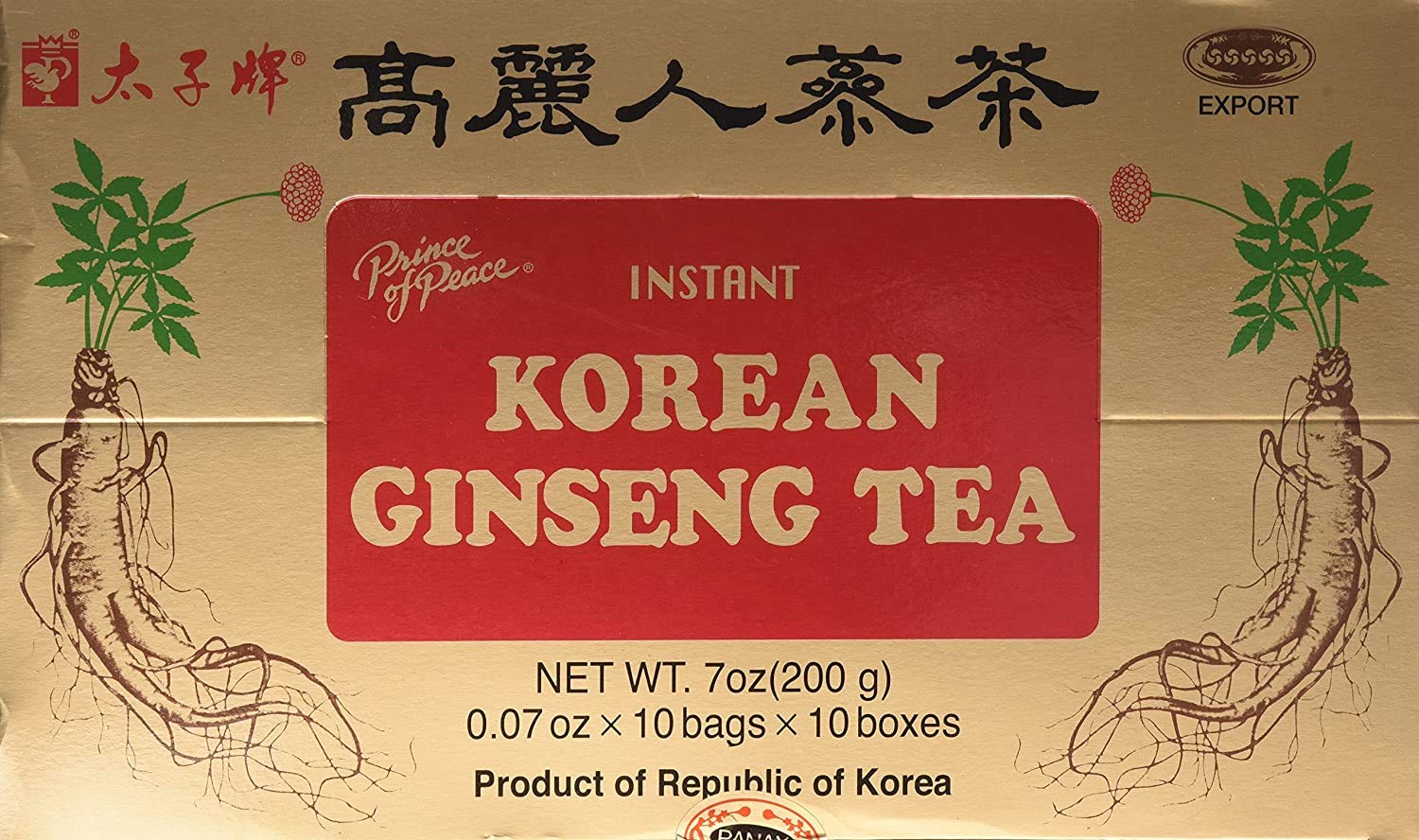 Prince Of Peace Instant Koreanischer Panax Ginseng Tee - 100 Beutel