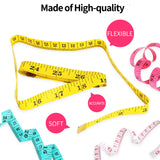 LOUHUA Tape Measures 24 Pack Measuring Tape Bulk for Body Sewing Tailor Cloth Craft Supplies Knitting Projects Measurement Double Scale 150cm/60inch