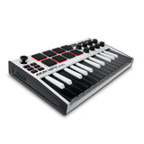 AKAI Professional MPK Mini MK3 - 25 Key USB MIDI Keyboard Controller With 8 Backlit Drum Pads, 8 Knobs and Music Production Software included, Black