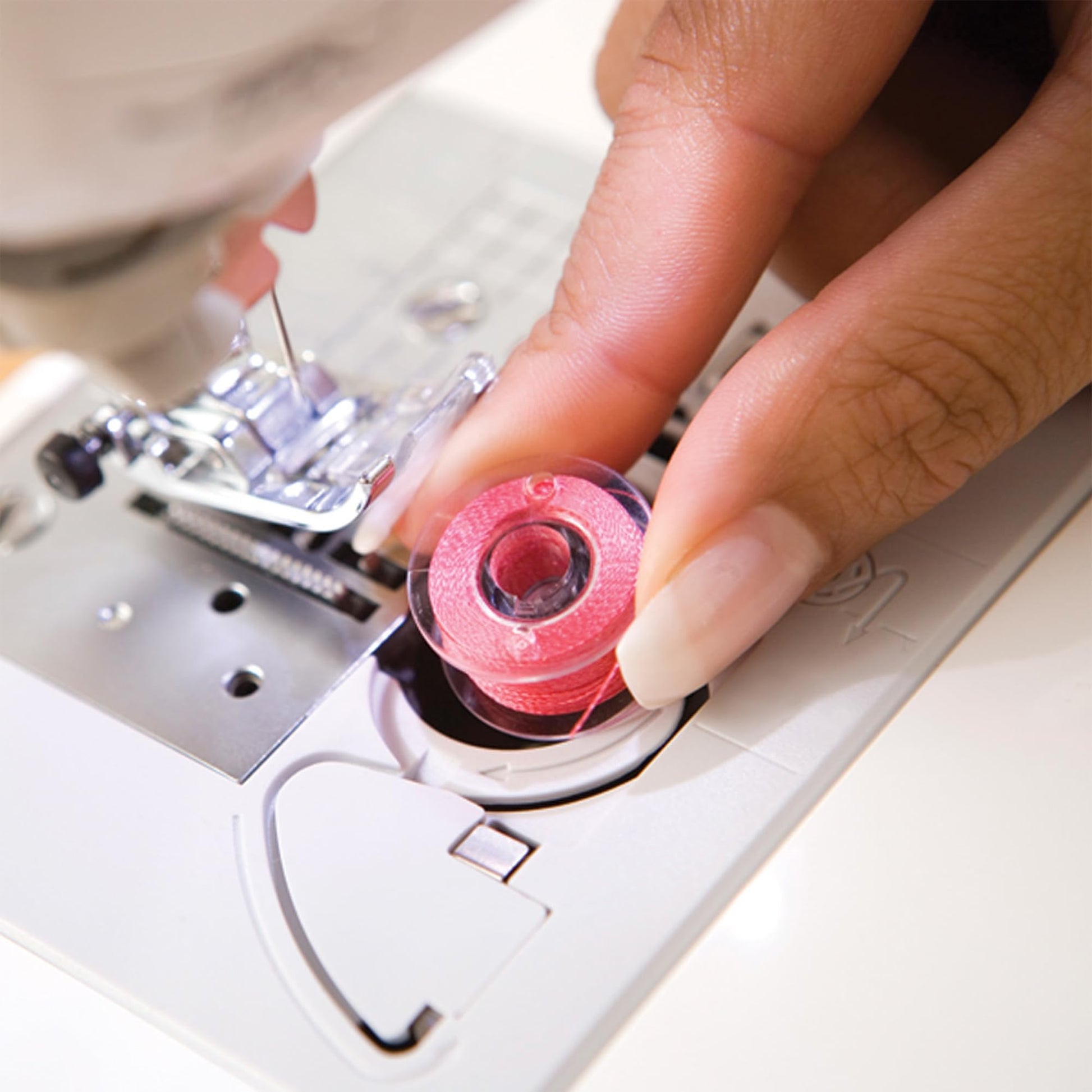 Brother Sewing and Embroidery Bobbins 10-Pack, SA156,Clear, 11.5 mm