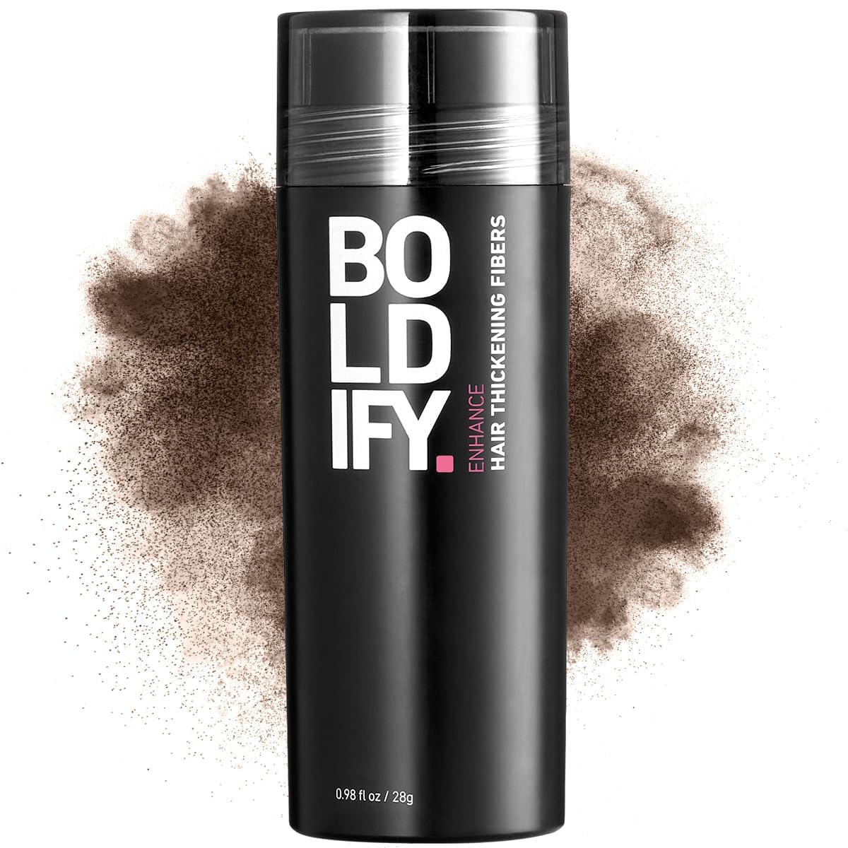 BOLDIFY Hair Fibers (28g) Fill In Fine and Thinning Hair for an Instantly Thicker & Fuller Look - Best Value & Superior Formula -14 Shades for Women & Men - MEDIUM BROWN
