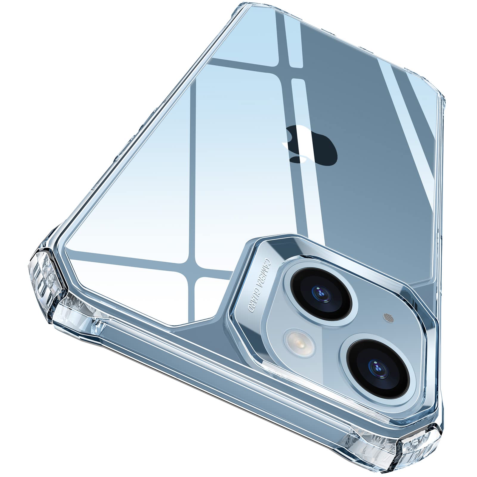 ESR for iPhone SE (2022) Case, iPhone SE (2020) and iPhone 8, Military-Grade Protection, Shock-Absorbing Corners, Yellowing-Resistant Back, Phone Case for SE 3/2, Air Armor Case, Clear