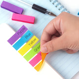 30 Pads 0.5x1.8 Sticky Notes Flags Tabs Page Markers 6 Bright Color Sticky Index Tabs Page Flags 80 Sheet/Pad