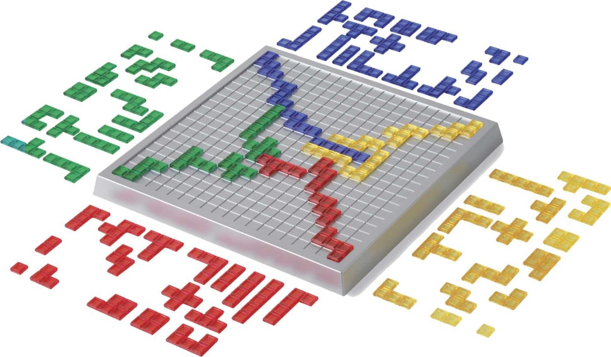 Mattel Games Blokus XL Strategy Board Game, Family Game for Kids & Adults with Colorful Oversized Pieces & Just One Rule (Amazon Exclusive)
