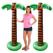 Giant Inflatable Palm Trees - 2 Pack - 6 Foot Super Sturdy Trees for Luau Parties, Beach Decor, Poolside Ambiance, Tropical Theme Decor & Outdoor Fun, Easy Inflation