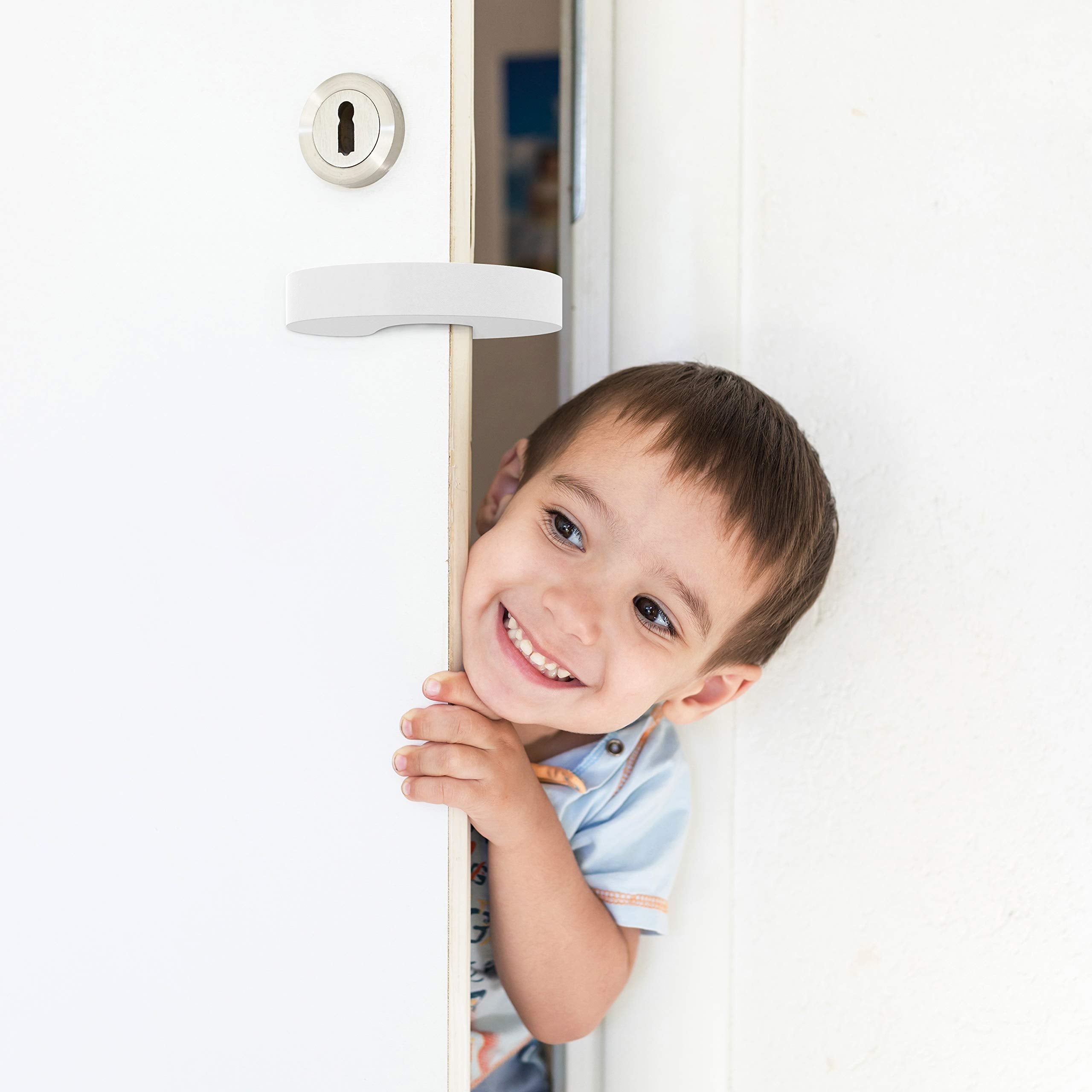 Door Pinch Guard and Door Slam Stopper 6pk. Use Safety Door Guard Made of Soft Foam to Keep Door Open. Serves As a Protector for Kids by Arcleer
