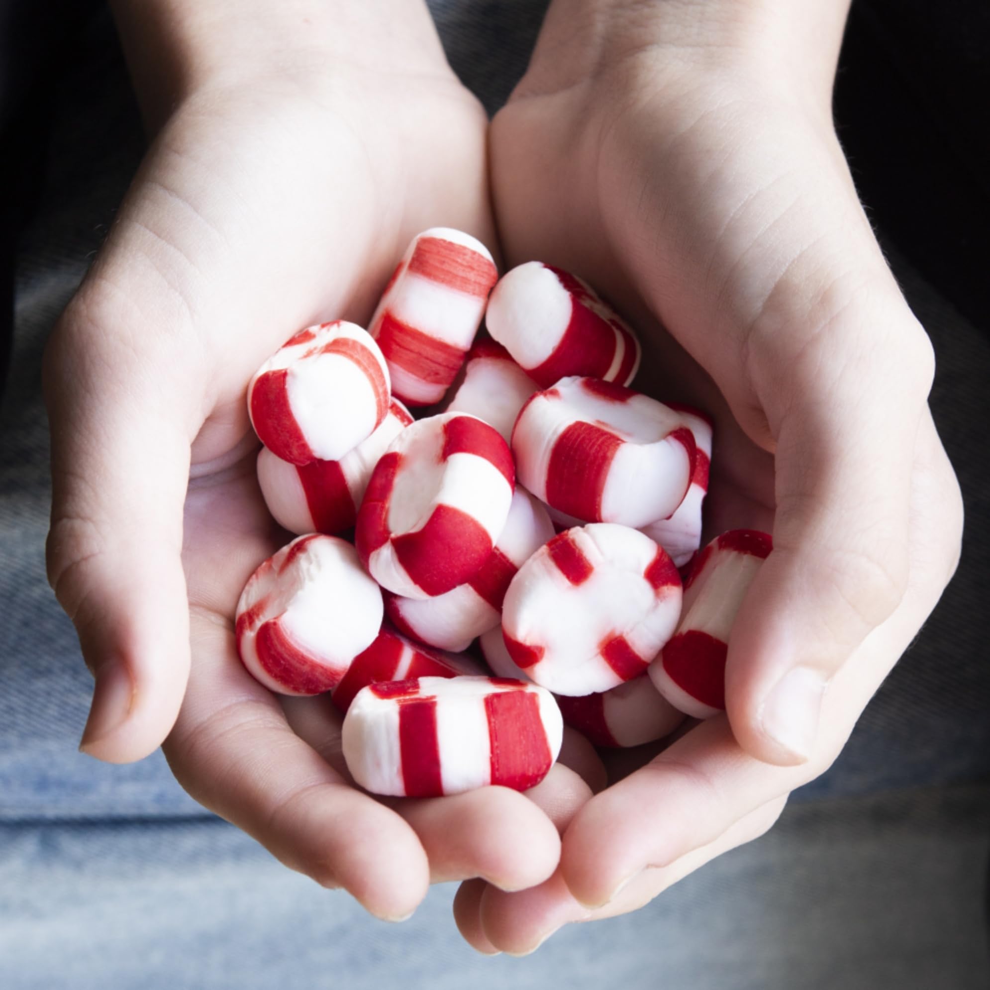 Red Bird Soft Peppermint Candy, Individually Wrapped, Gluten Free Breath Mints, 52 oz Tub