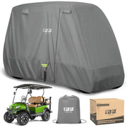 10L0L Heavy Duty Golf Cart Cover for Yamaha, EZGO, Club Car 2/4 Passengers Golf Cart, All Weather Outdoor Protection Weatherproof