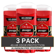 Old Spice Aluminum Free Deodorant for Men, 24/7 Odor Protection, 24/7 Freshness & Lasting Scent, Swagger with Cedarwood Scent, 3.8 oz (Pack of 3)