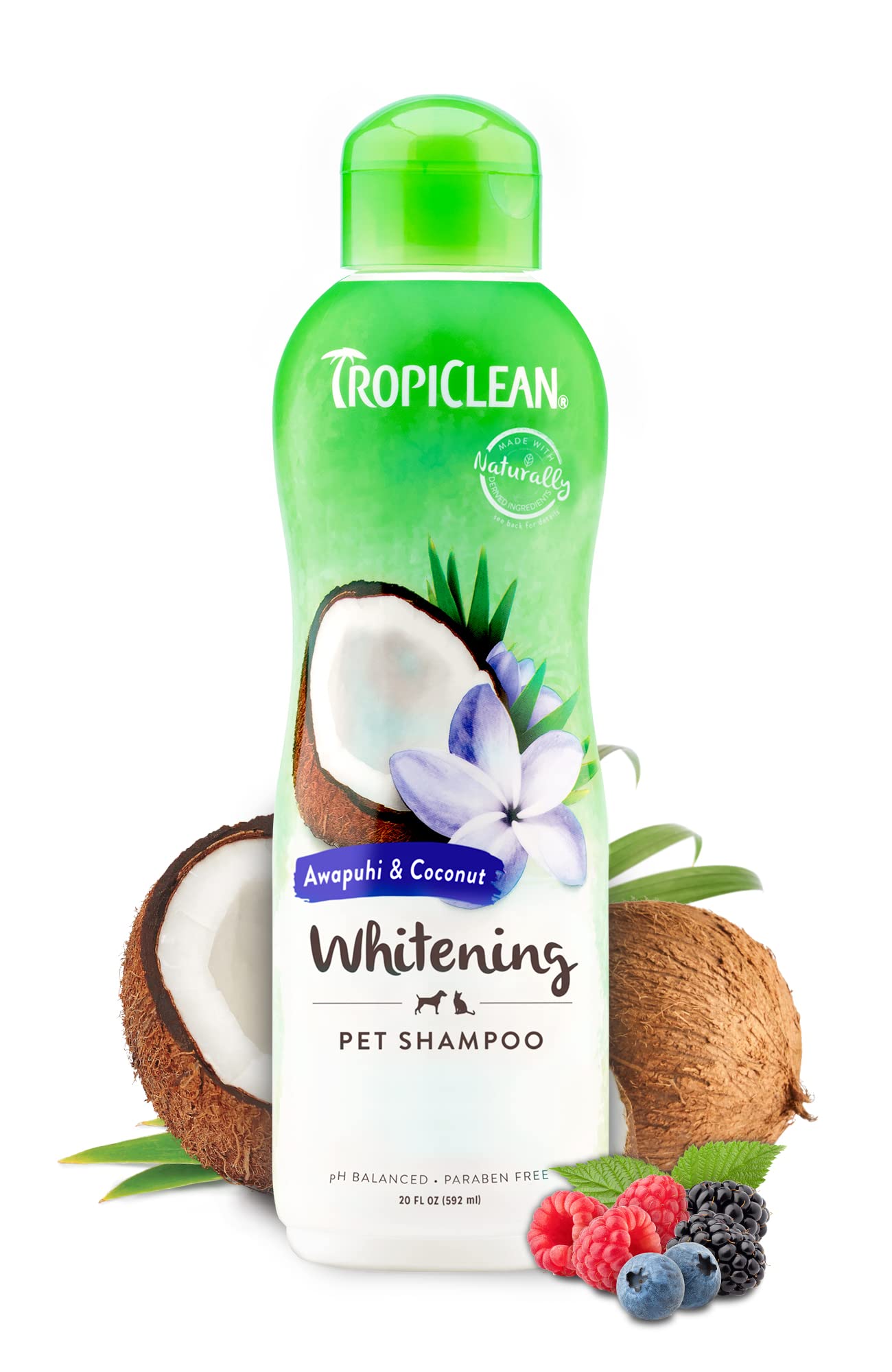 TropiClean Medicated Dog Shampoo for Allergies & Itching | Tea Tree & Oatmeal Shampoo for Sensitive Skin | Natural Pet Shampoo | Made in USA | 20 oz