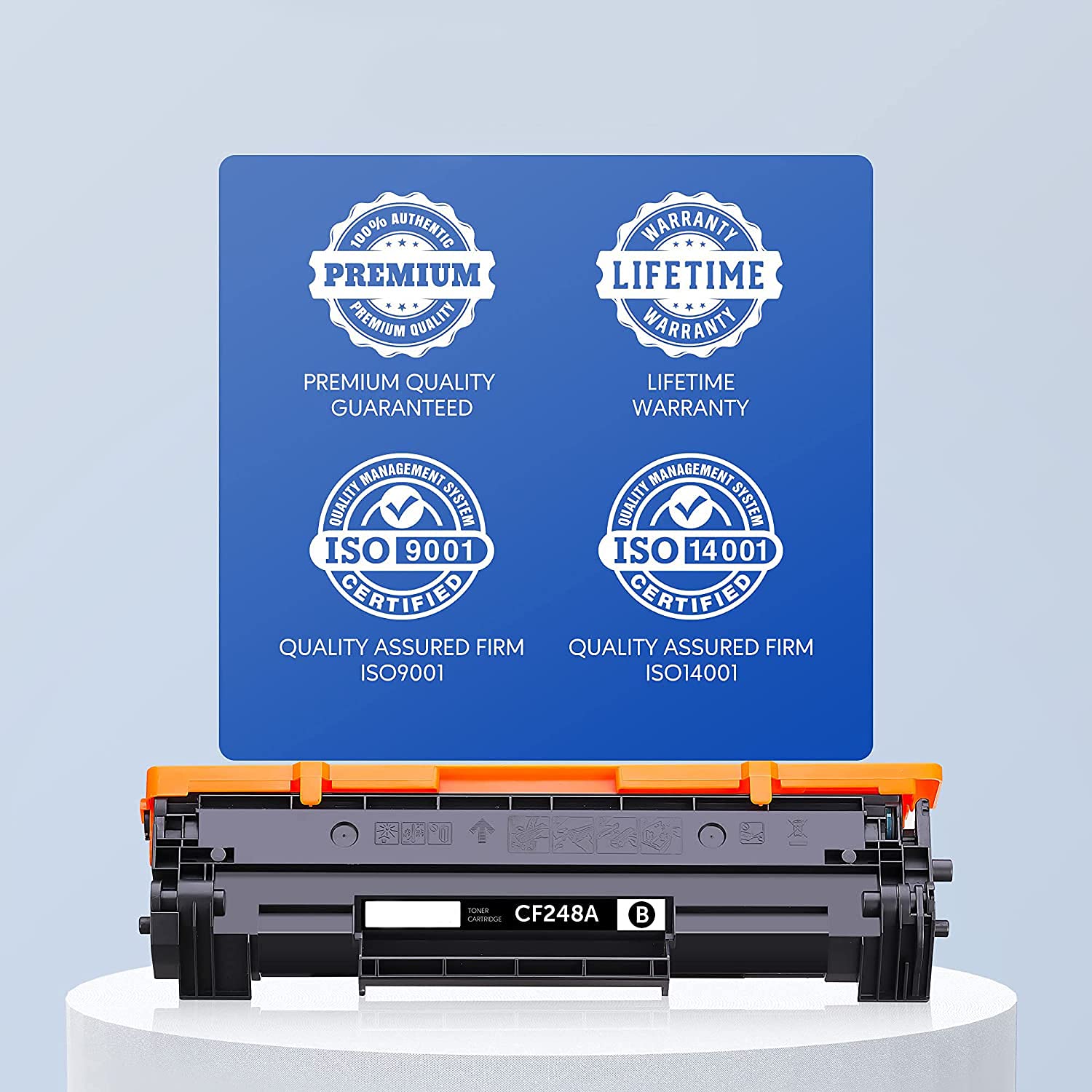 12A Toner Cartridge Replacement for HP 12A Q2612A Work with HP Laserjet 1020 1022 1012 1010 1015 1018 1022n 1022NW 3015 3030 3020 3050 3052 3055 M1005 M1319 M1319F Printer（2-Pack，Black）