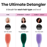 Tangle Teezer Ultimate Detangler Hairbrush for Wet & Dry Hair, Eliminates Knots & Reduces Breakage for All Hair Types, Millennial Pink