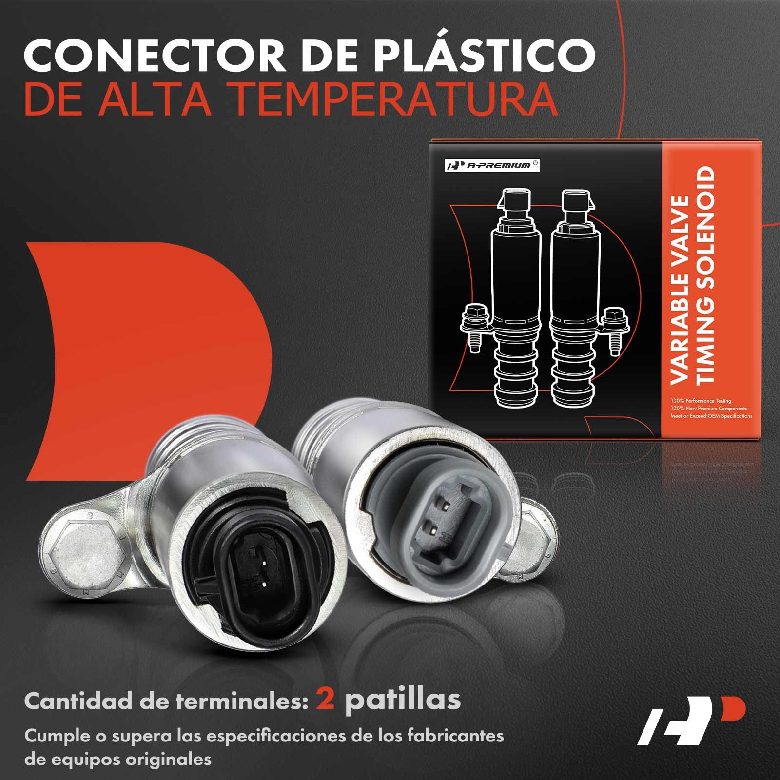 A-Premium VVT Intake & Exhaust Camshaft Position Actuator Solenoid Valve Kit Compatible with Chevy GMC Equinox Malibu Cobalt HHR Terrain Buick Pontiac Saturn 2.0L 2.2L 2.4L Replaces# 12655421 12655420