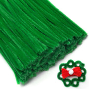 Eppingwin 200pcs Pipe Cleaners, Christmas Green Pipe Cleaners Craft Supplies,Chenille Stems for DIY Arts Crafts Project(Christmas Green)