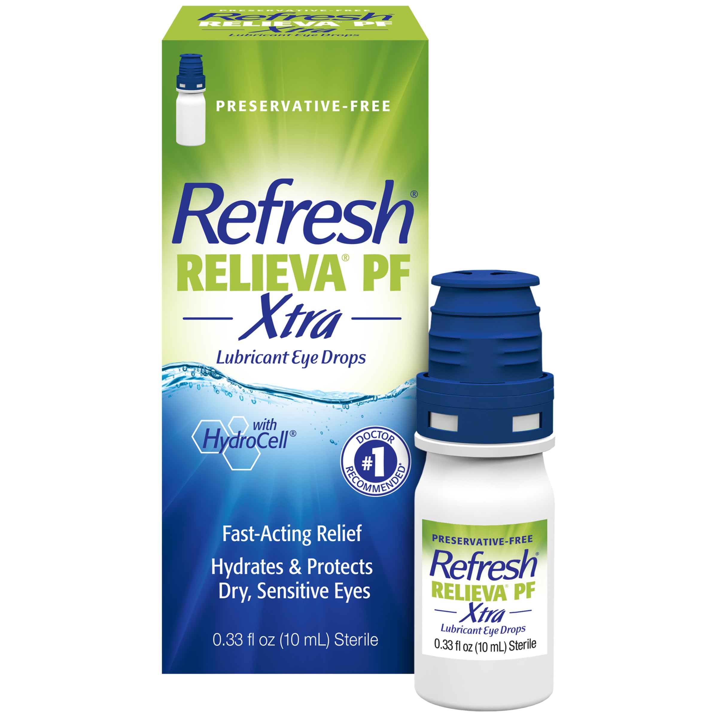 Refresh RELIEVA PF Preservative-Free Tears, 0.01 fl oz (0.4 mL), 30 Single-Use Containers