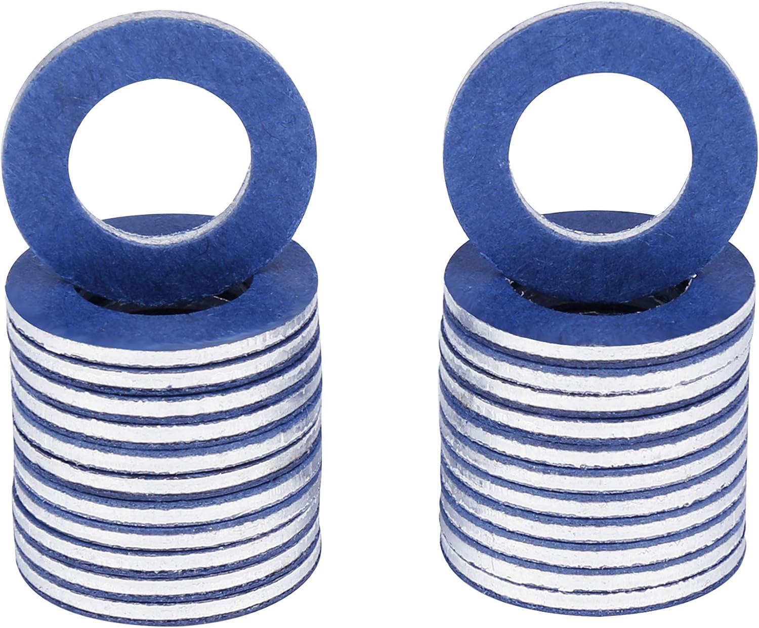 90430-12031 (24Pcs) Aluminum Oil Drain Plug Gaskets Fits for Toyota Lexus Scion Crush Washer Seals Replaces# 9043012031