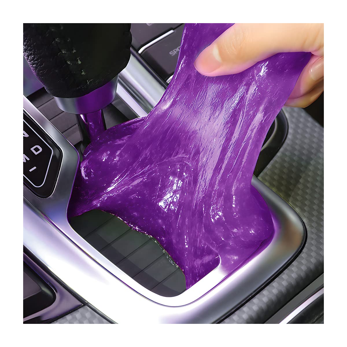 Cleaning Gel for Car, Auto Detailing Slime Mud, Putty Cleaner Dust Removal, Vehicle Interior Soft Glue Cleaning Tools Kit, Car Accessories for Cleaning Air Vents, Keyboard, PC, Laptops (Pink)
