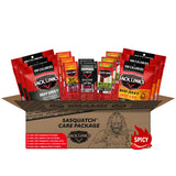 Jack Link's Spicy Beef Jerky Gift Basket Variety Pack - Includes Beef Jerky, Meat Sticks, and Beef Steaks, Great Christmas Gift for Men, 15-Piece Jerky Stocking Stuffers with Various Flavors