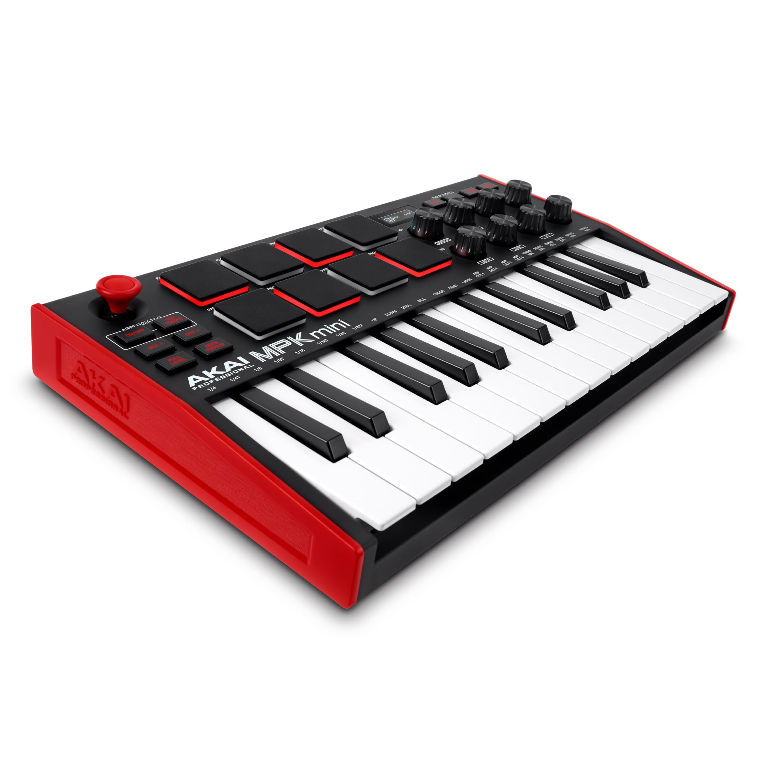 AKAI Professional MPK Mini MK3 - 25 Key USB MIDI Keyboard Controller With 8 Backlit Drum Pads, 8 Knobs and Music Production Software included, Black