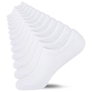 Heatuff No Show Socks Womens Cotton Low Cut Non Slip Casual Socks Invisible Flat Boat Liner Socks (6/9 Pairs)