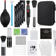 14-in-1 Camera Lens Cleaning Kit - Mirrorless Camera Sensor Cleaning Kit for DSLR Camera Canon Sony Nikon Including Lens Blower/Detergent/Swabs/Cleaning Cloth/Cleaning Pen/Cleaning Brush