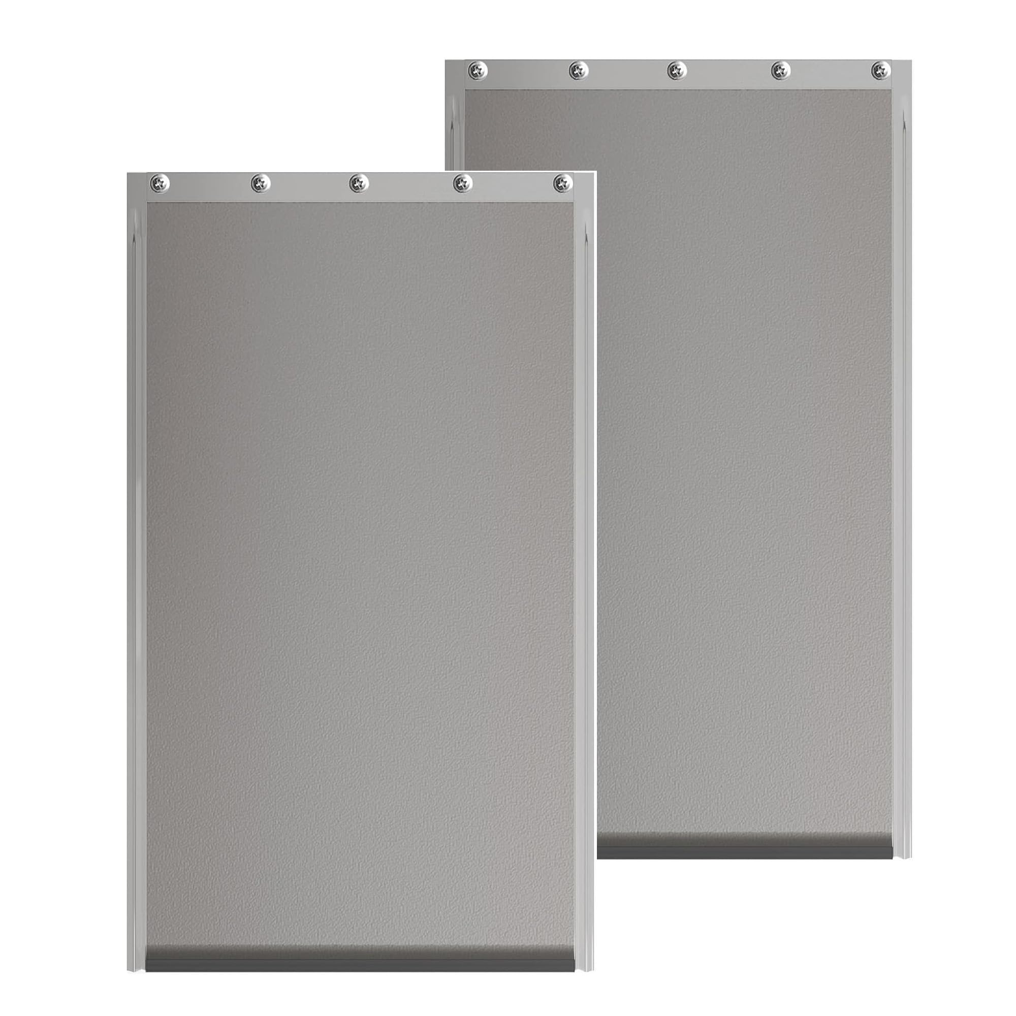 2PACK Large Dog Door Replacement Flaps with Screws - Pet Door Replacement Flap Compatible with PetSafe Freedom Doggie Doors Replacement Flaps PAC11-11039 10 1/8" X 16 7/8", Flexible, No Warped