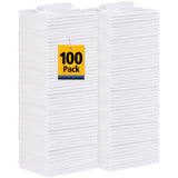 UNIMADE Shop Towels, 100 Pack Commercial Grade Shop Rags Microfiber Towels for Cars Cleaning Rags Bulk Cleaning Cloth for Automotive Bar Mechanic Restaurant Garage Housekeeping, 11.5"x 11.5", White