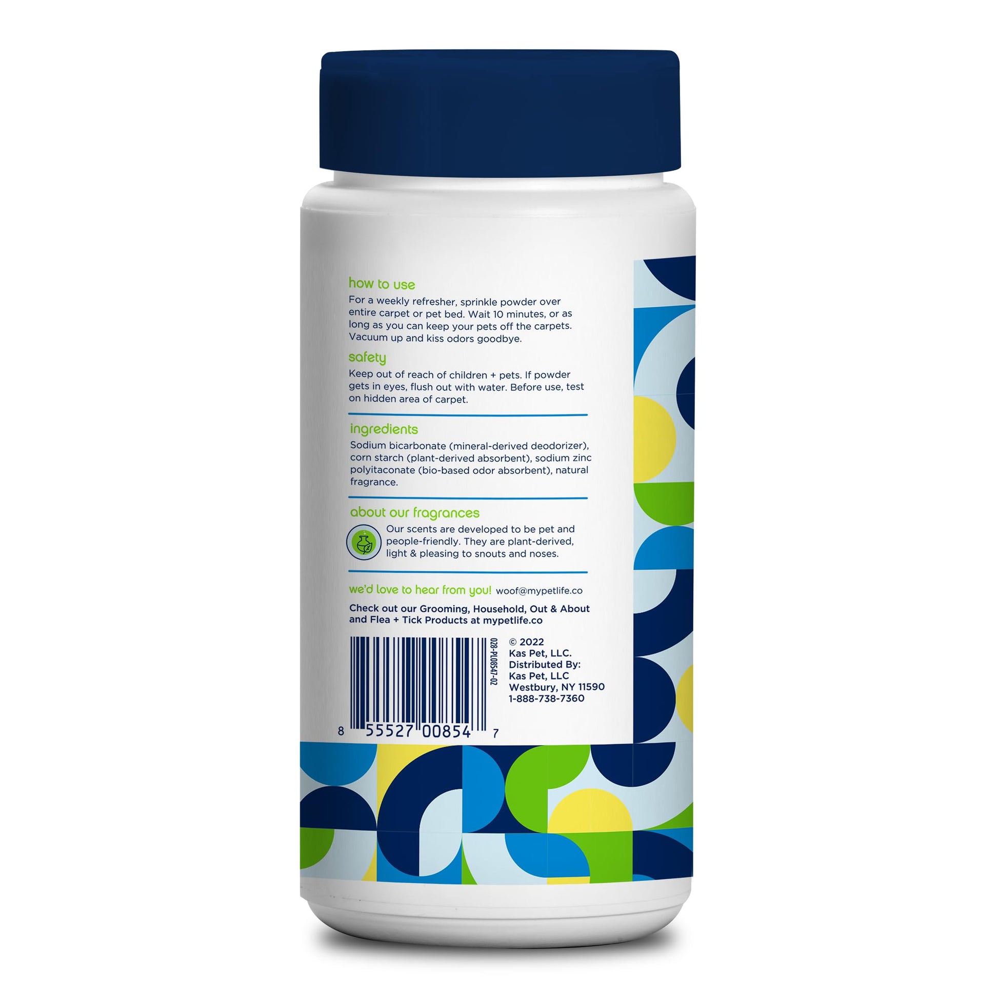 Pet Life Unlimited Carpet Refresher & Deodorizer Powder - Pet Safe, Plant Based Juniper Leaf Scent, Made in USA - 16oz (Pack of 1)