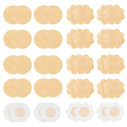 WITROMAN 40 Pieces nipple covers disposable nipple Pasties nipple Petals (Nude)