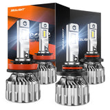 SEALIGHT 9005/HB3 Bulbs 28000LM Brighter, 9005 Bulbs 6500K Cool White 9005 Fog Lights, 9005 HB3 Lights 60000+ Hours with 15000RPM Cooling Fan, Plug-N-Play 9005 Fog Bulbs, Pack of 2