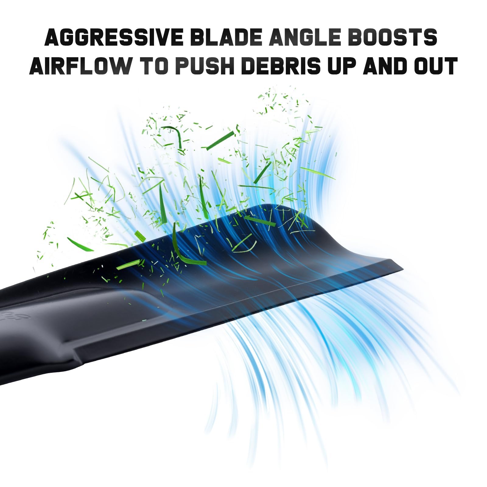Grasscool 942-04308 Mower Blades for Troy Bilt Bronco Pony Mustang 42 inch Lawn Mower Cub Cadet 42'' Deck Riding Mower RZT42 Replace 942-04308A 942-04308-X 942-04312 742-04312 High Lift (2 Pack)