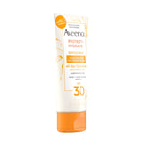 Aveeno Protect + Hydrate Sunscreen Moisturizing Body Lotion with Broad Spectrum SPF 60 and Prebiotic Oat, Weightless, Paraben, Oxybenzone, and Oil Free Sunscreen, 12 FL OZ