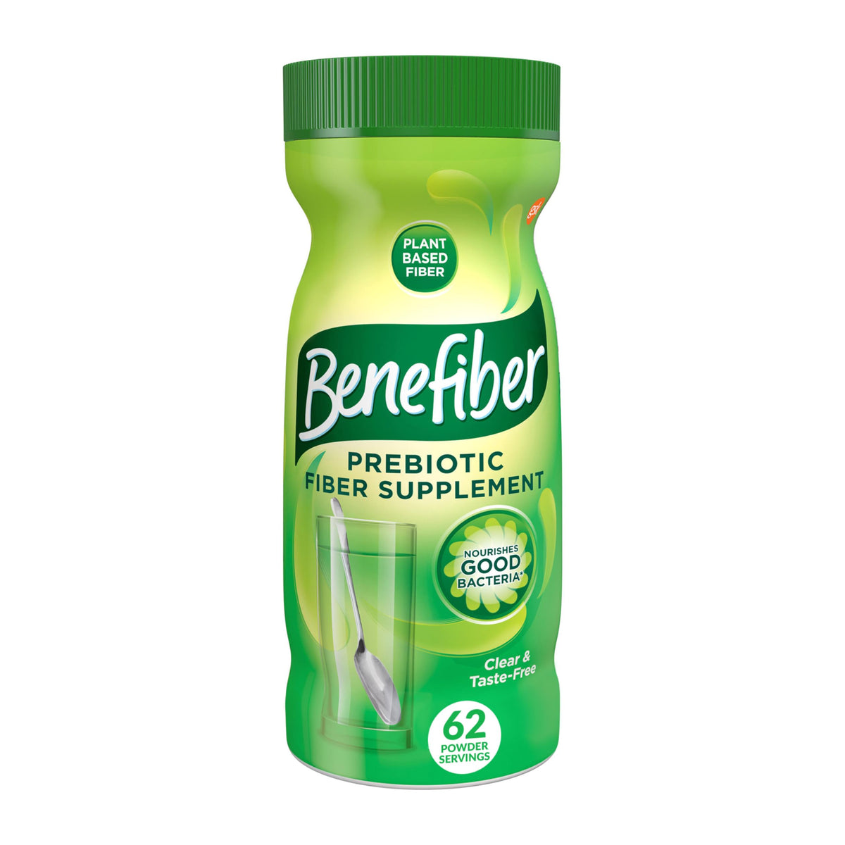Benefiber Tägliches Präbiotisches Ballaststoffpulver für die Verdauungsgesundheit, Tägliches Ballaststoffpulver, Geschmacksneutral – 62 Portionen (246 g)
