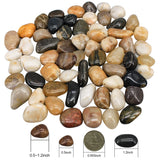 Virekm River Rocks Decorative Ornamental Pebbles Garden Landscaping Stones Gravel Filler for Home Decoration Flower Bed Fish Tank Plants Vases Succulents