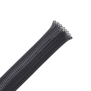 100ft - 1/4 inch PET Expandable Braided Sleeving – Black – Alex Tech Braided Cable Sleeve