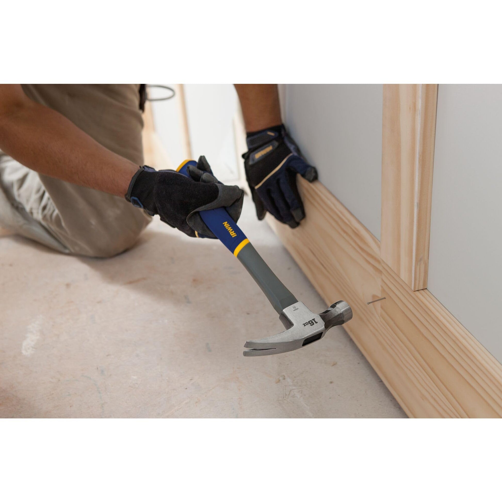 IRWIN Hammer, Fiberglass, General Purpose, Claw, 16 oz. (1954889)