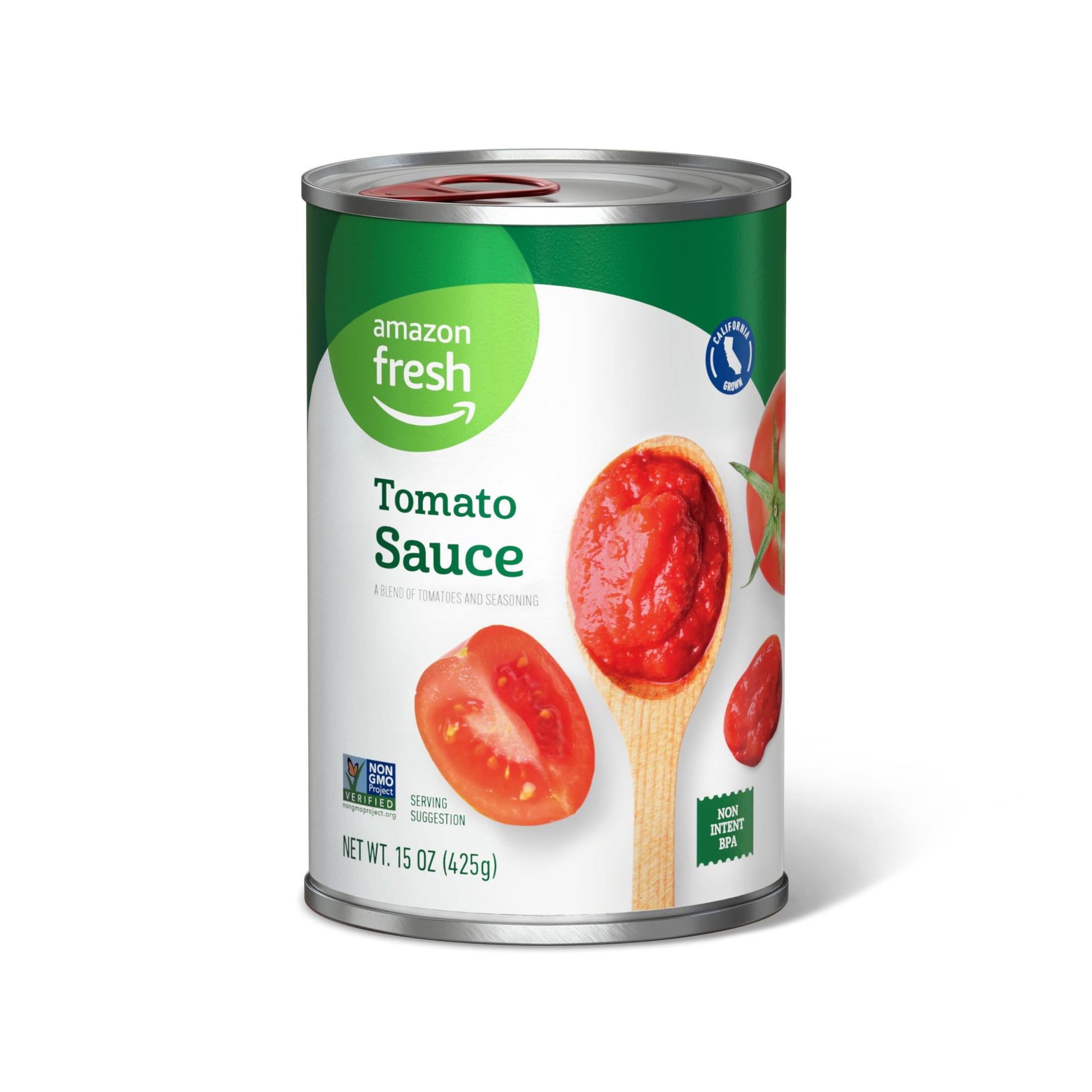 Amazon Fresh, Tomato Sauce, (Previously Happy Belly, Packaging May Vary)