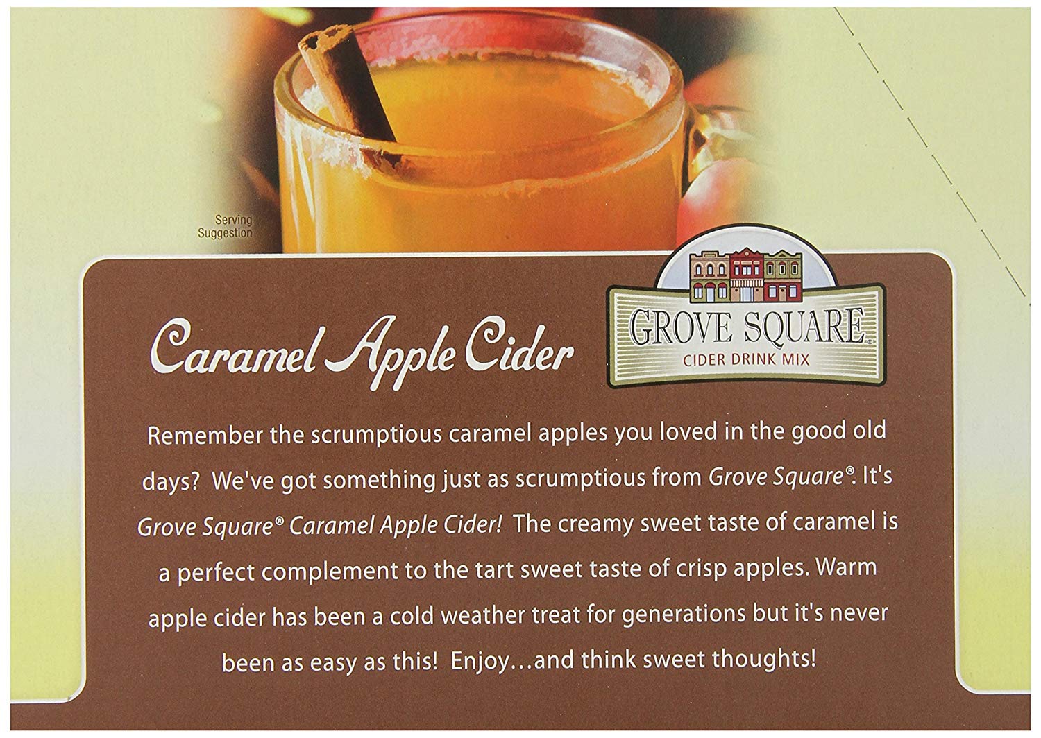 Grove Square Cider Single Serve Cups, Caramel Apple, 24 Count (Pack of 1)