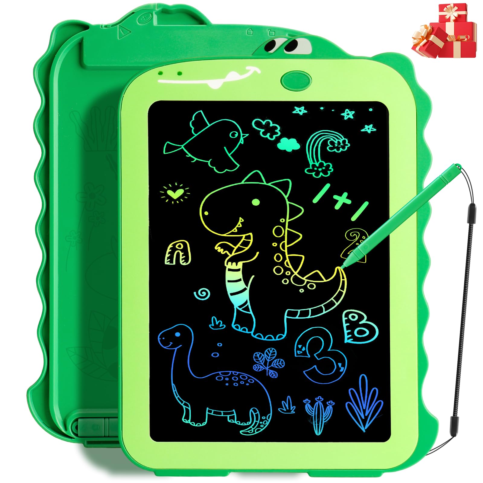 Teriph LCD Writing Tablet for Kids, Unicorn Girl Toys, Toddlers Toys Drawing Board, Educational Doodle Pad Kid Toys for 2 3 4 5 6 7 8 Year Old Girls Boys Easter Birthday Party Xmas Gift, 8.5inch