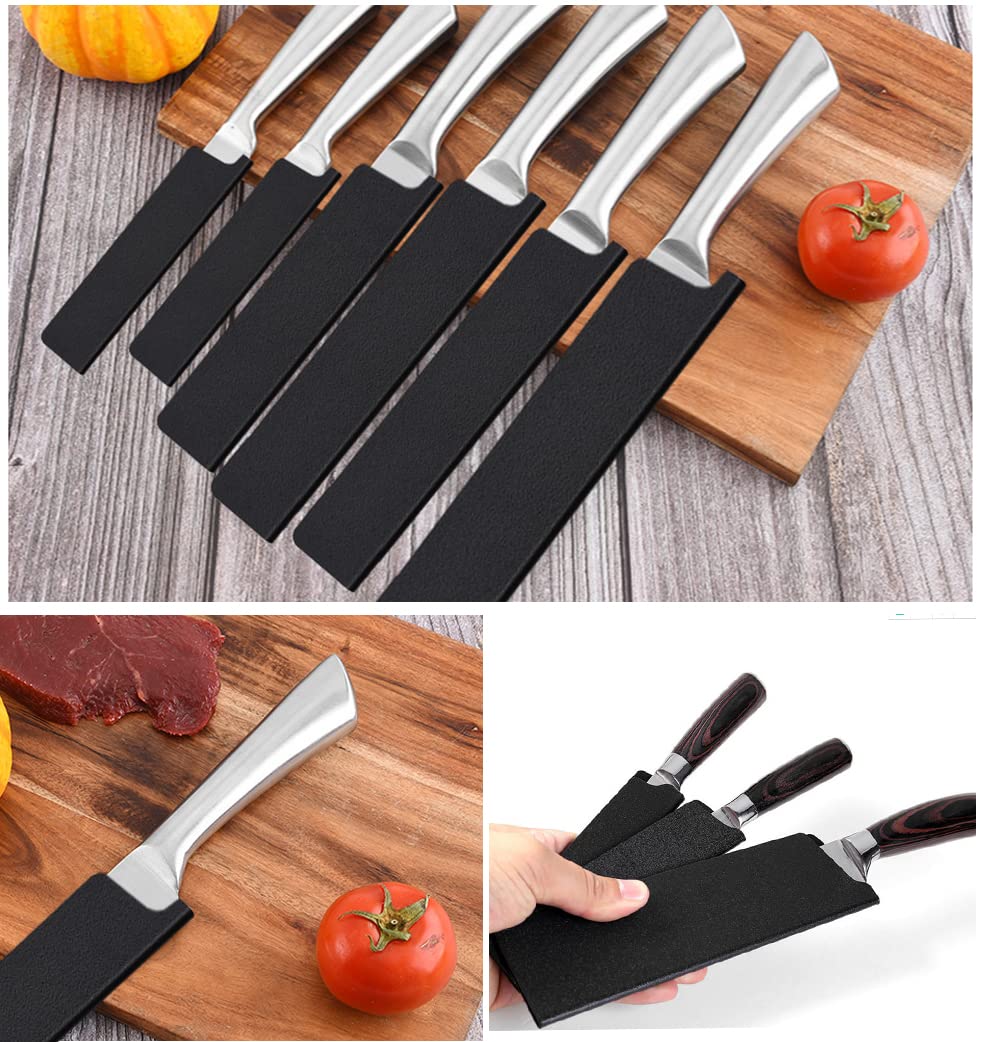 10pcs Universal Knife Edge Guards Set, Non-BPA Knife Sheath, Gentle on Your Blades(10pcs)