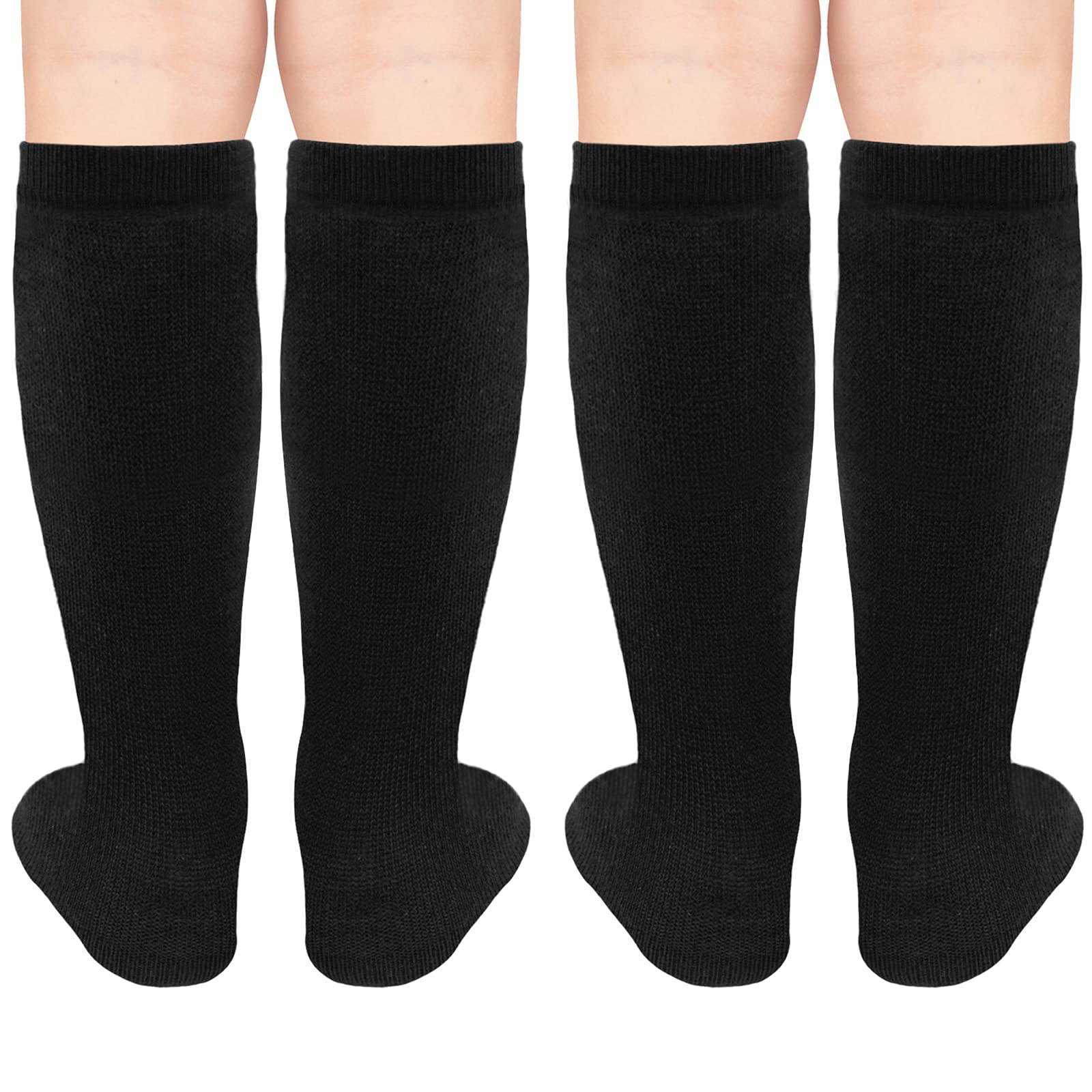 Toddler Knee High Sock for Girls Kids Soccer Socks Kids 4-6 Black Soccer Socks Youth Boys Baseball Sock Youth Boys